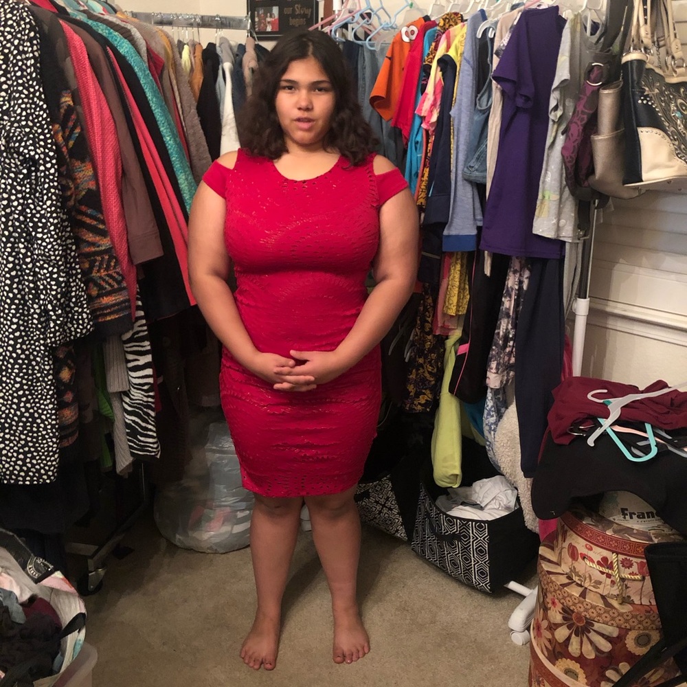 Red dress